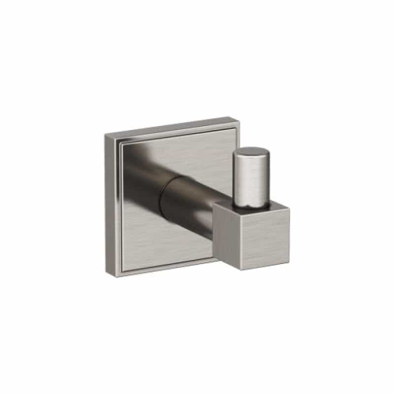 Appoint Zinc Single Prong Robe Hook - Brushed Nickel - 1 3/8" (35 Mm) Length
