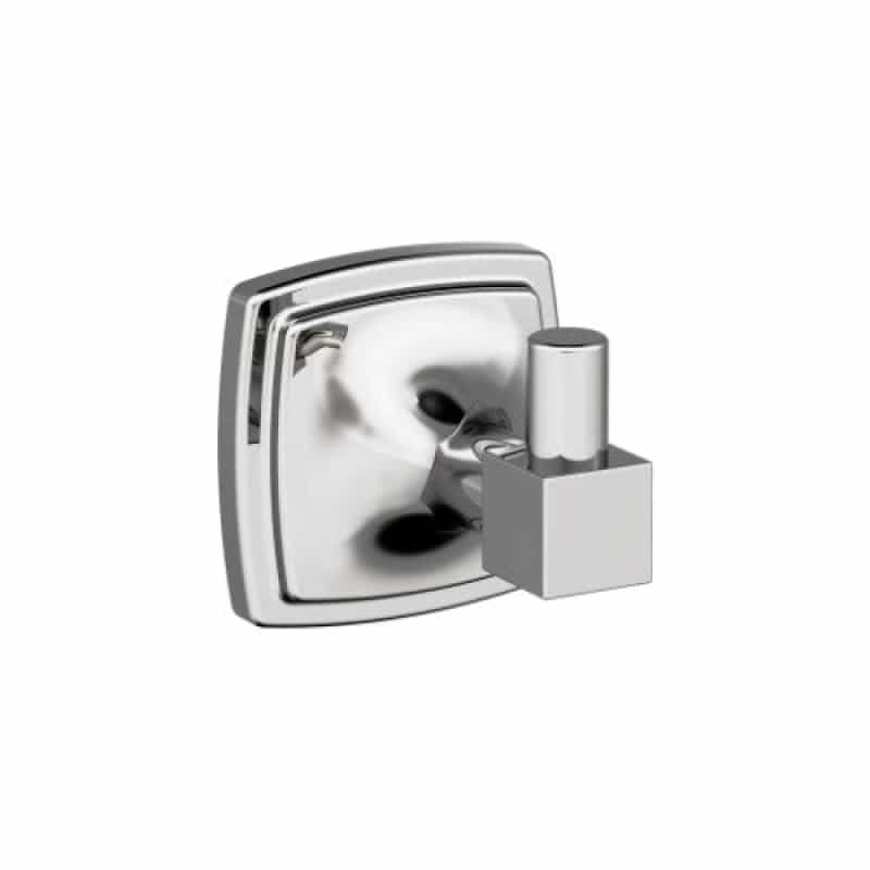 Stature Zinc Single Prong Robe Hook - Chrome - 1 3/8" (35 Mm) Length
