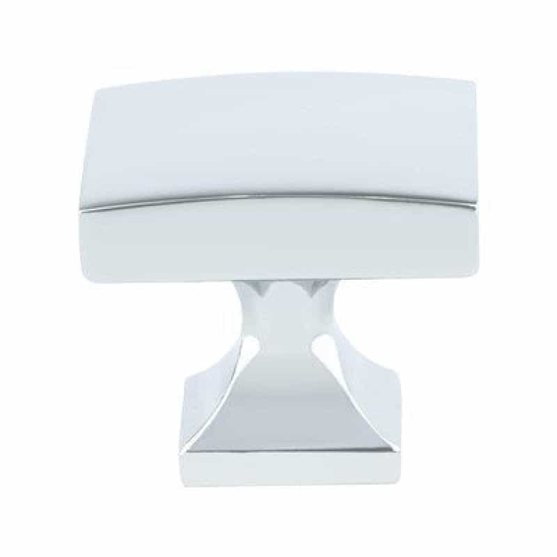 Berenson Epoch Edge Zinc Cabinet Knob - Polished Chrome - 1 3/8" Length