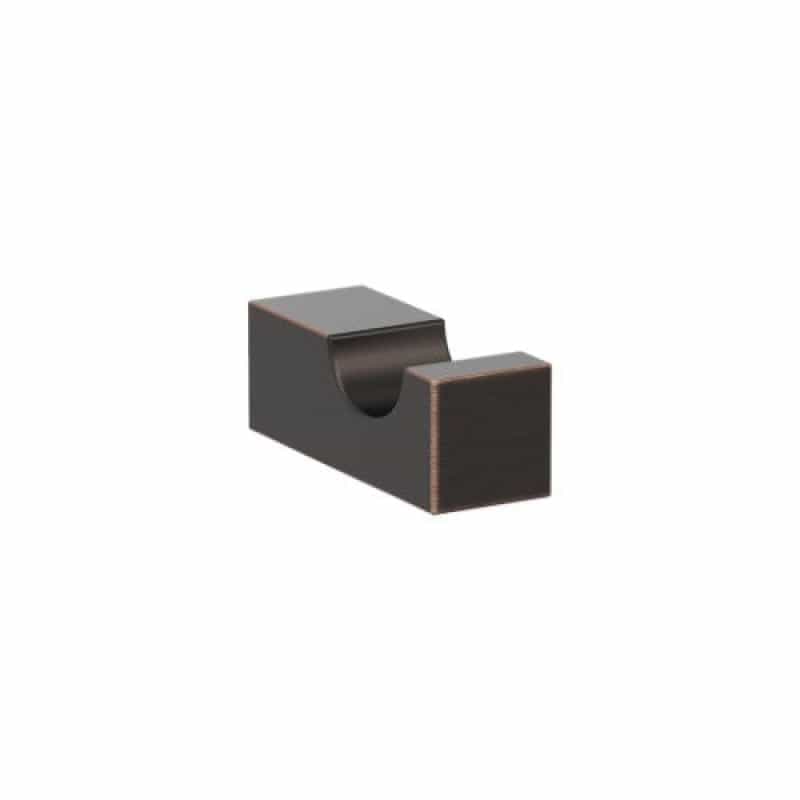 Monument Zinc Single Prong Robe Hook - Oil Rubbed Bronze - 7/8" (22 Mm) Length