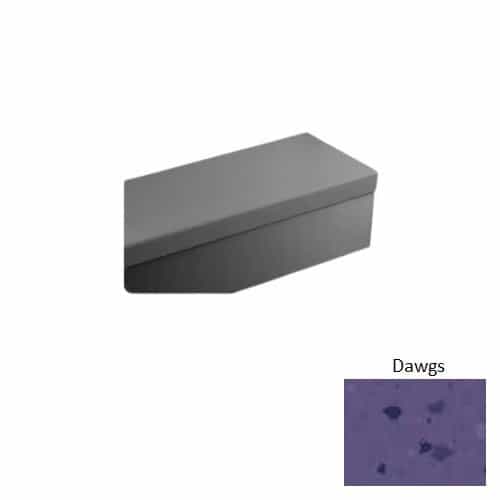 Johnsonite Dawgs Hammered Rubber Moulding / Trim - 12 1/4" X 60" Angle Fit Speckled Stair Tread Without Riser (Sq) - Hammered