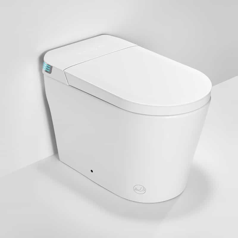 K6805w Classic White With Water Tank Smart 1.28 Gpf Elongated Toilet - 12"(Seat Included) - White