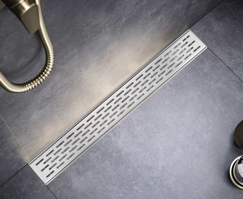 Hb.Ldm.24S Linear Floor Drain - Brushed