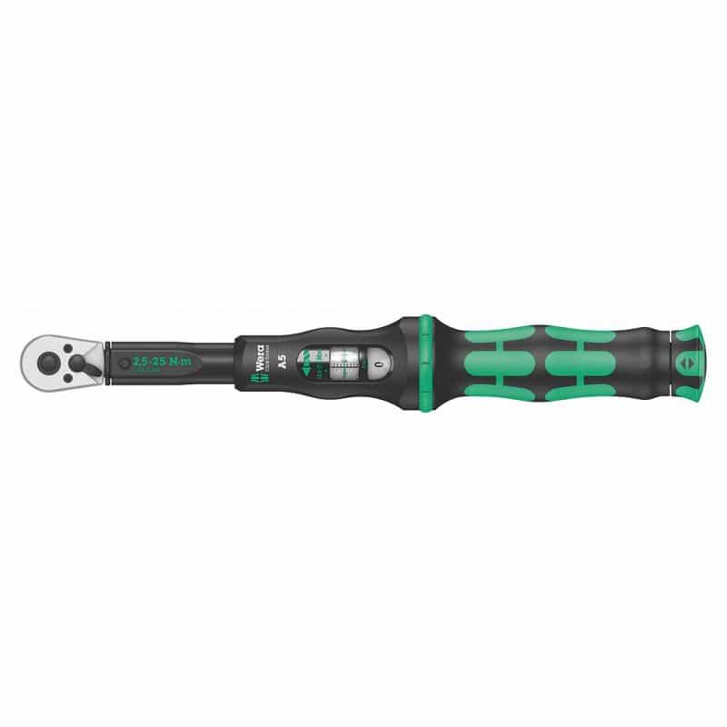 Wera Click-Torque 1/4″ Reversible Ratchet Wrench (Nm Scale)