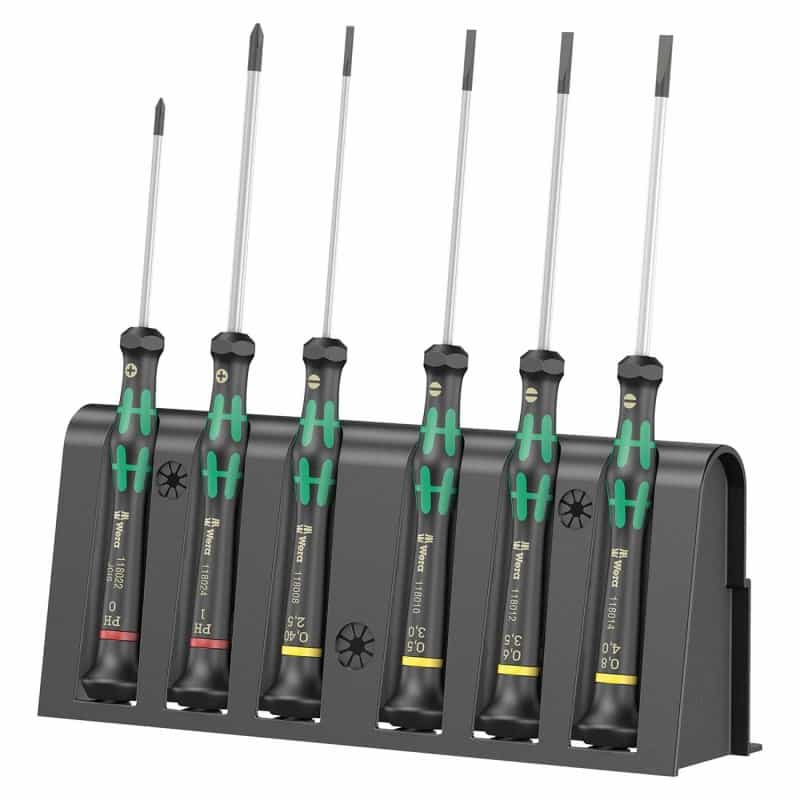 Wera Micro Screwdriver Set (6-Piece Set)