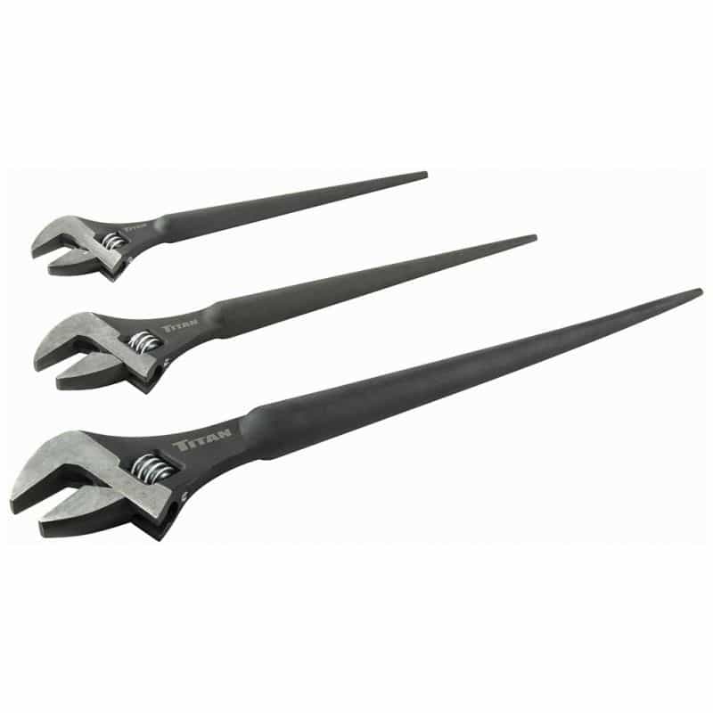 Titan Tool 3 Pc Adjustable Spud Wrench Set