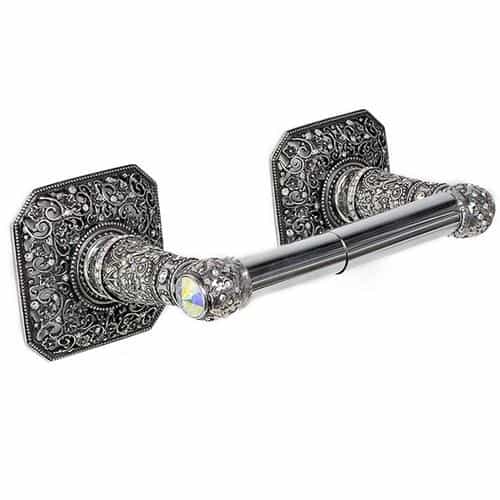 Carpe Diem Juliane Grace Toilet Tissue Post - Clear & Aurore Swarovski