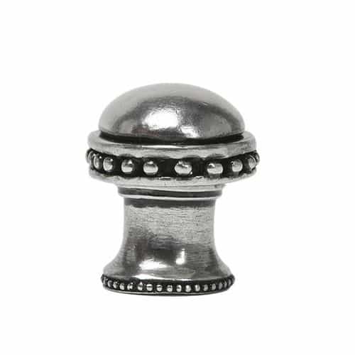 Carpe Diem Classic Beaded Medium Round Knob With Beaded Rim
