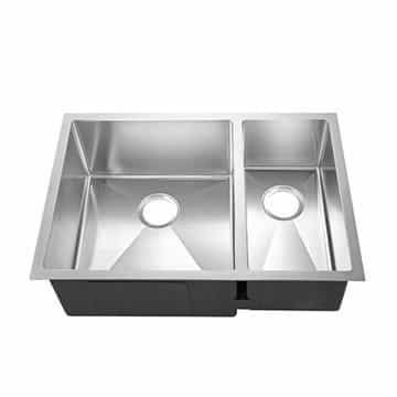 Barclay Genaro 29 Inch 70/30 Double Stainless Undermount Kitchen Sink