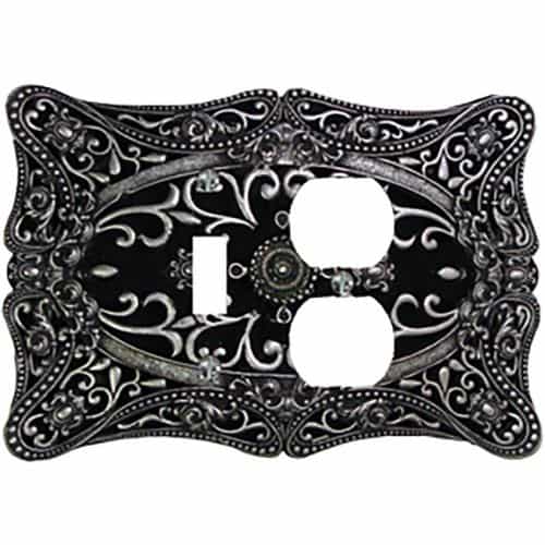 Carpe Diem Acanthus Single Toggle & Duplex Switch Plate