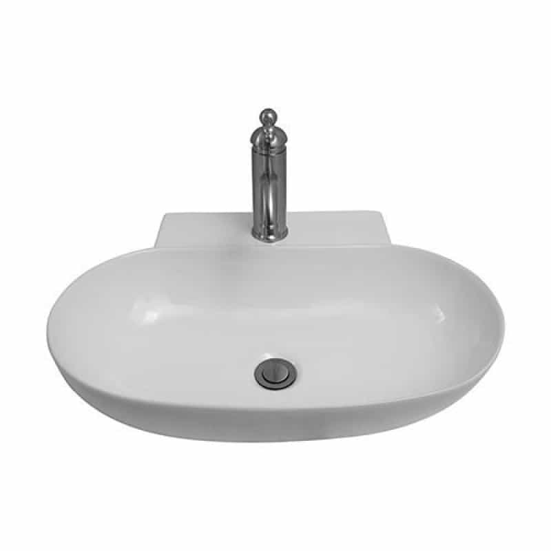 Barclay Leith 22 Inch Wall Hung Lavatory Sink