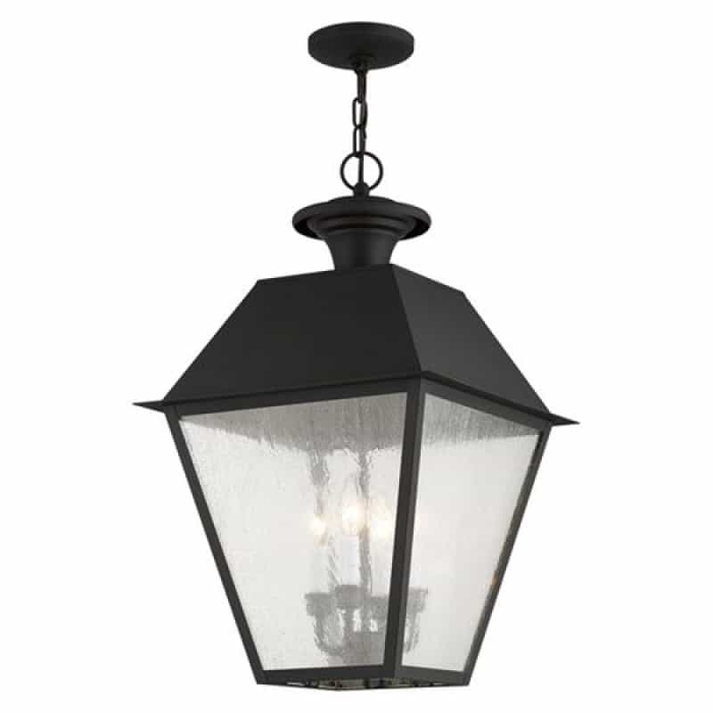 Livex Lighting Mansfield 4-Light Extra Large Outdoor Pendant Lantern