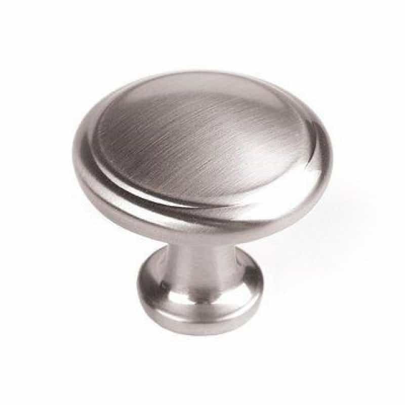 Top Knobs Ringed Knob Satin Nickel 1 1/8 Inch