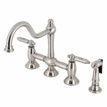 Restorers Restoration Ks379xglbs-P Bridge Kitchen Faucet