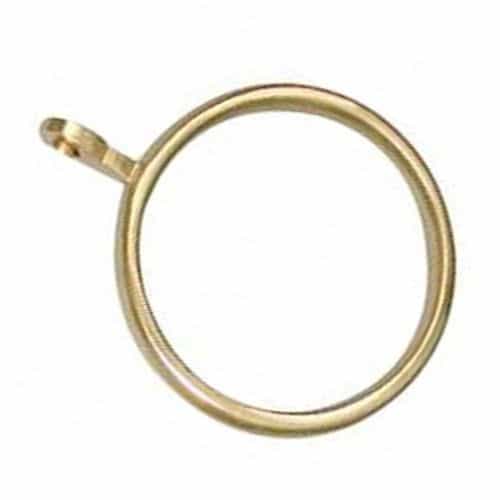 Restorers 3/4 Inch Solid Brass Curtain Rings