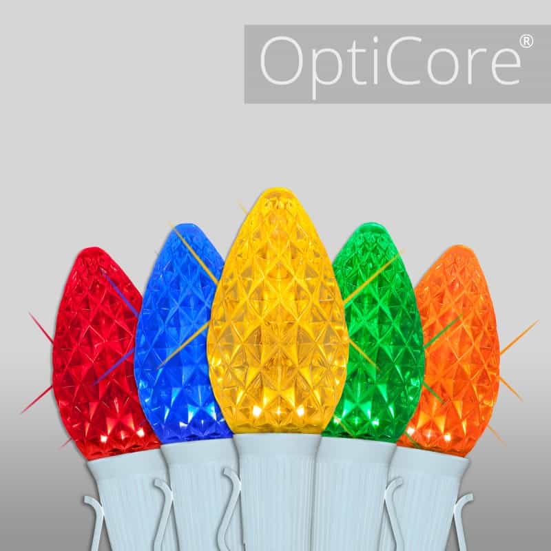 C7 Multicolor Twinkle Opticore® Commercial Led Christmas Lights