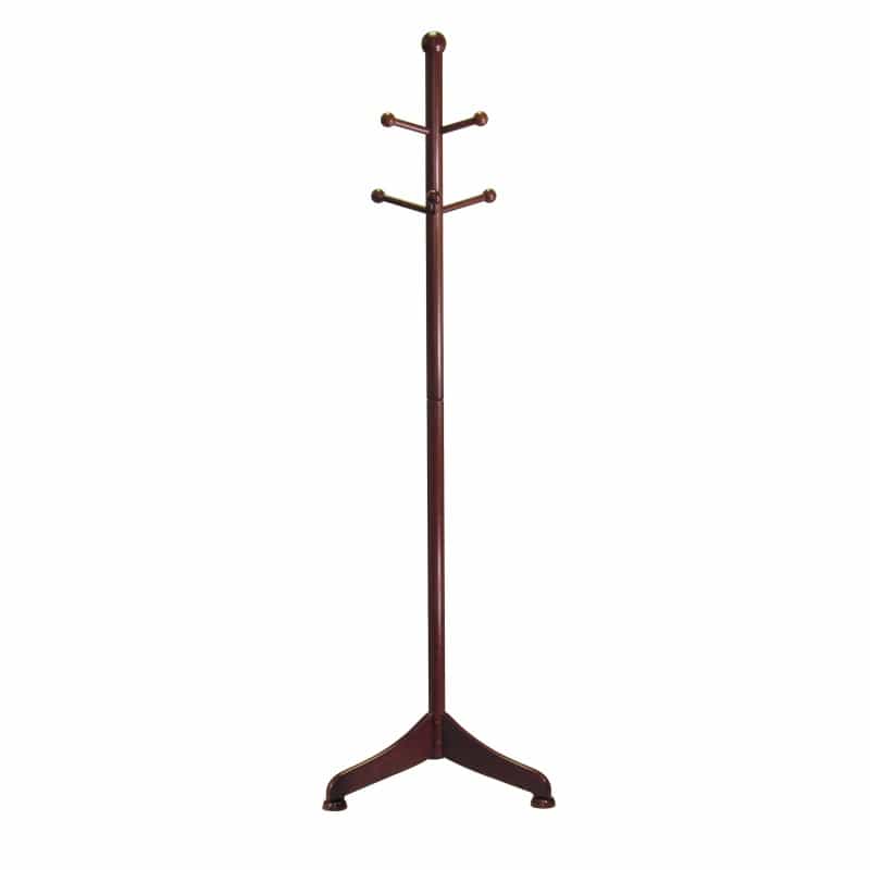 Philip 6-Hook Coat Rack, 71" High, Walnut