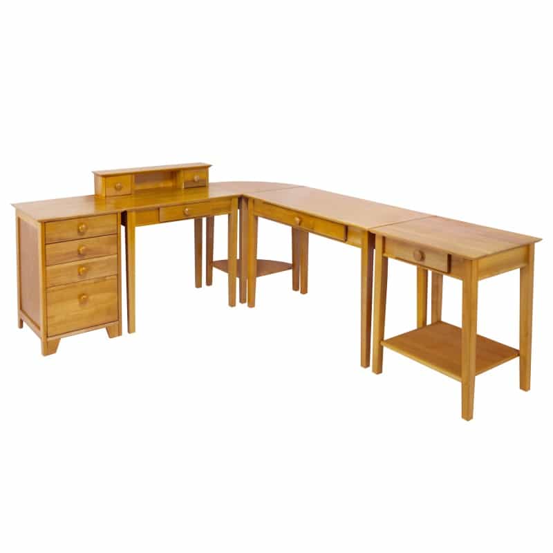 Studio Home Office 5-pc Set, Honey
