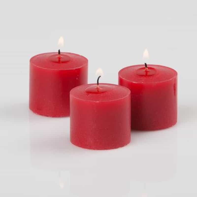 Richland Votive Candles Red Apple Cinnamon Scented 10 Hour Set Of 72