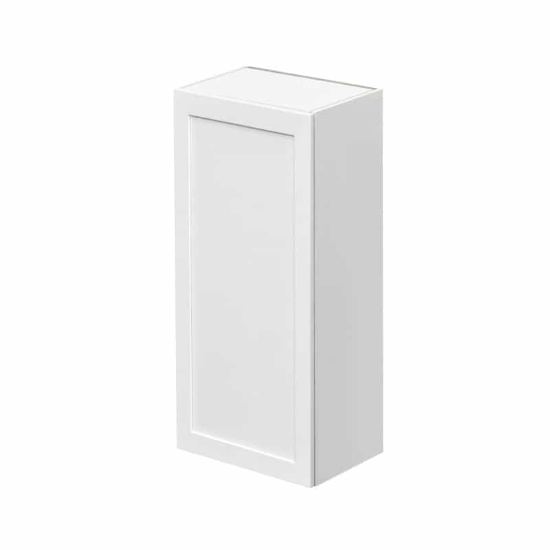 Mallorca White Shaker Wood Kitchen Wall Cabinet - 18" X 12" X 42" (Assembly Required) - White