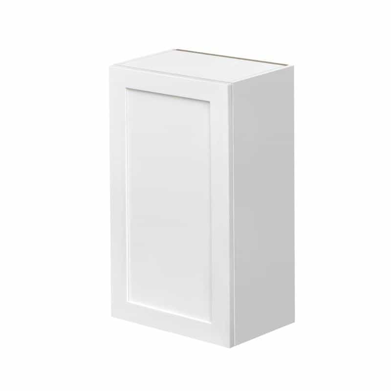 Mallorca White Shaker Wood Kitchen Wall Cabinet - 21" X 12" X 36" (Assembly Required) - White
